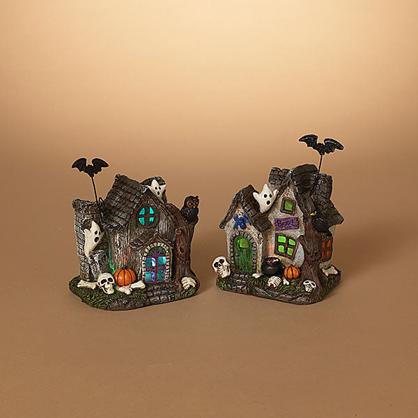 Ceramic Halloween Haunted House