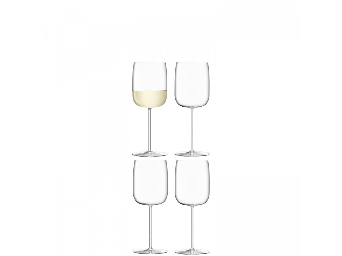 LSA International Set of 4 Borough Wine Glass Clear