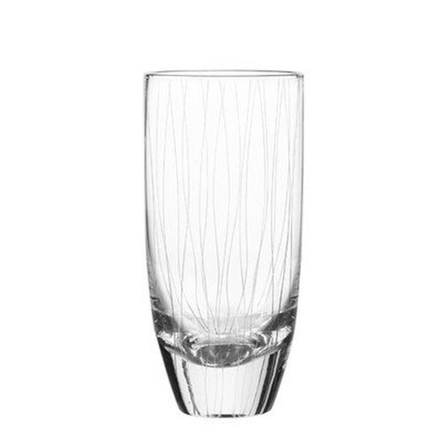 Qualia Glass Gulfstream Highball Glasses, Set Of 4