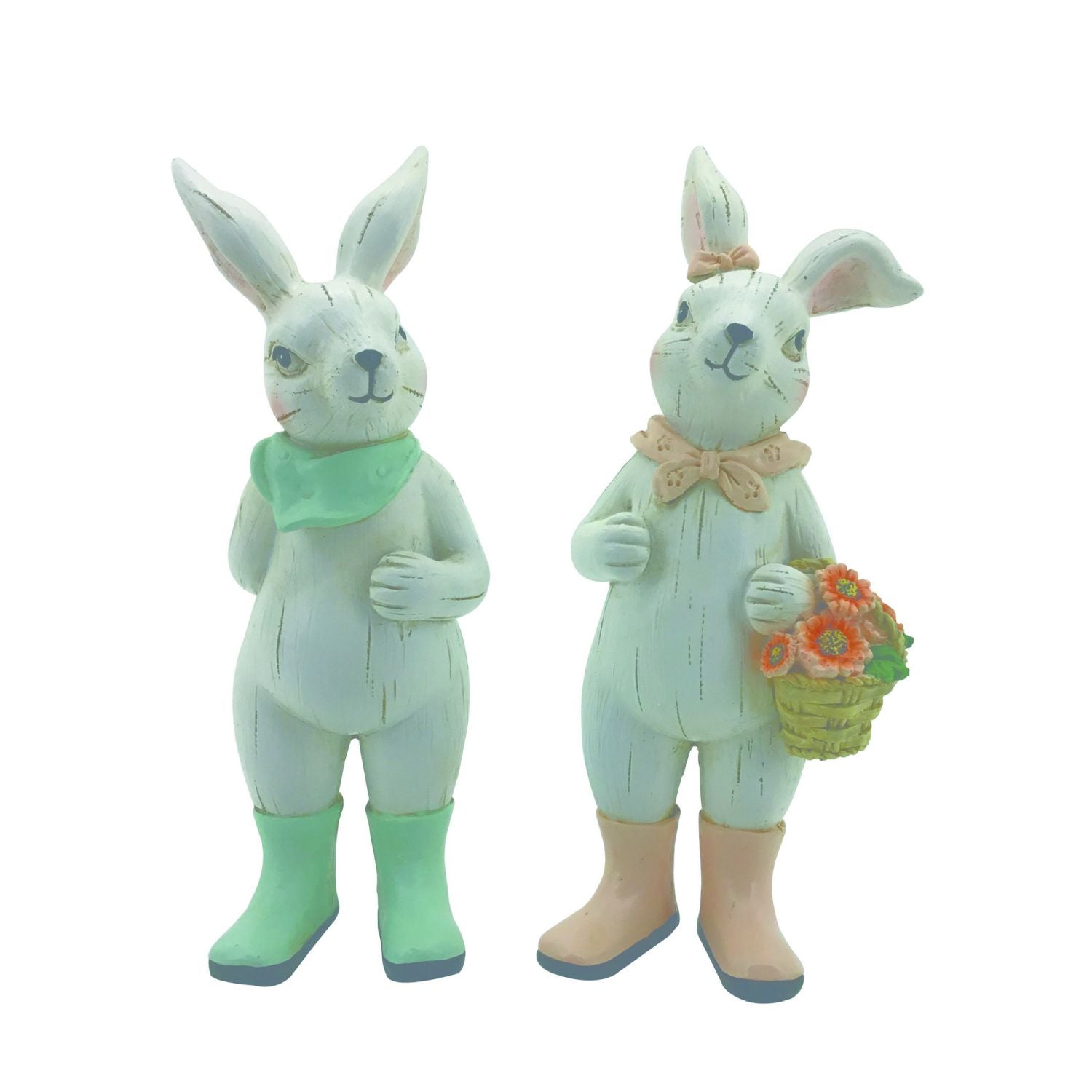 Rabbit Figurines - Set/2 Assorted