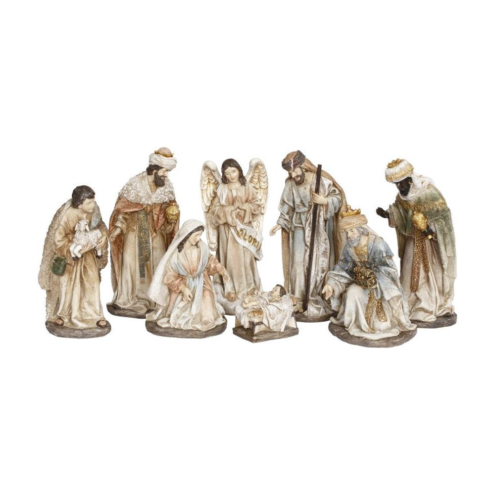 Mark Roberts Christmas 2019 Nativity Scene, Set of 8, 10 inches