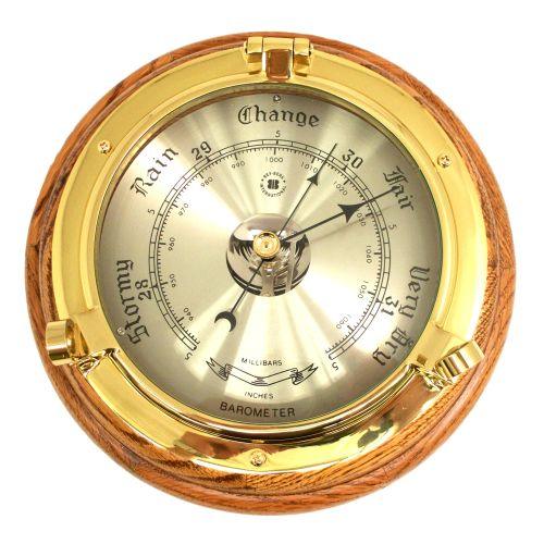 Brass Porthole Quartz Clock