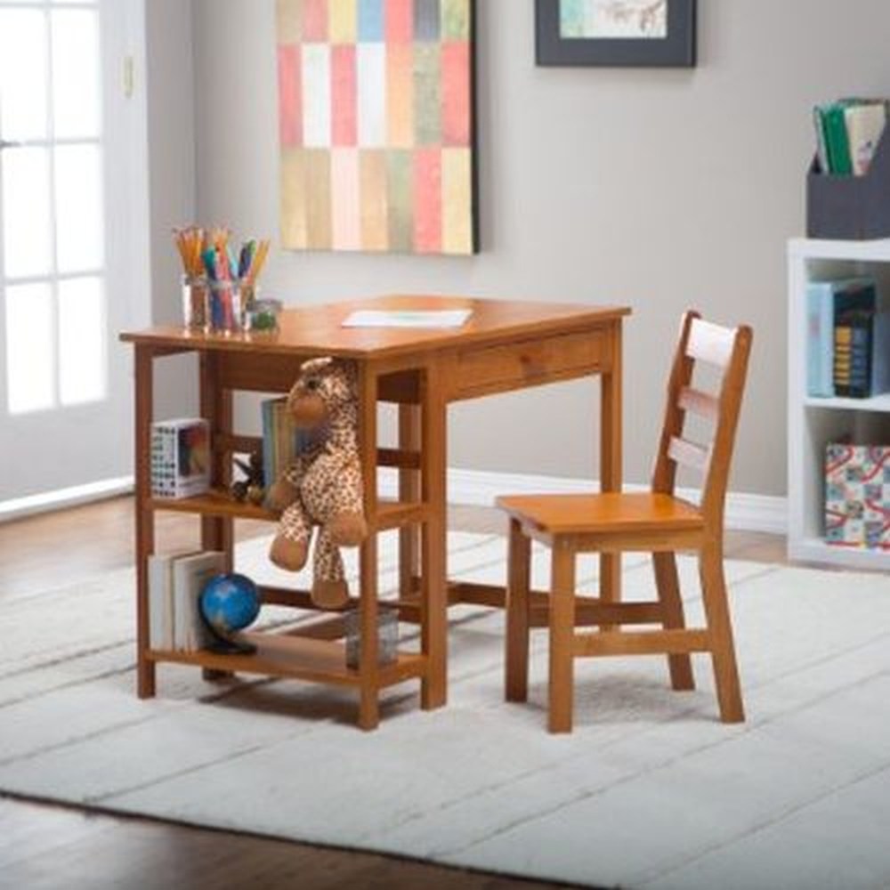 Lipper international child's chalkboard 2024 desk and chair