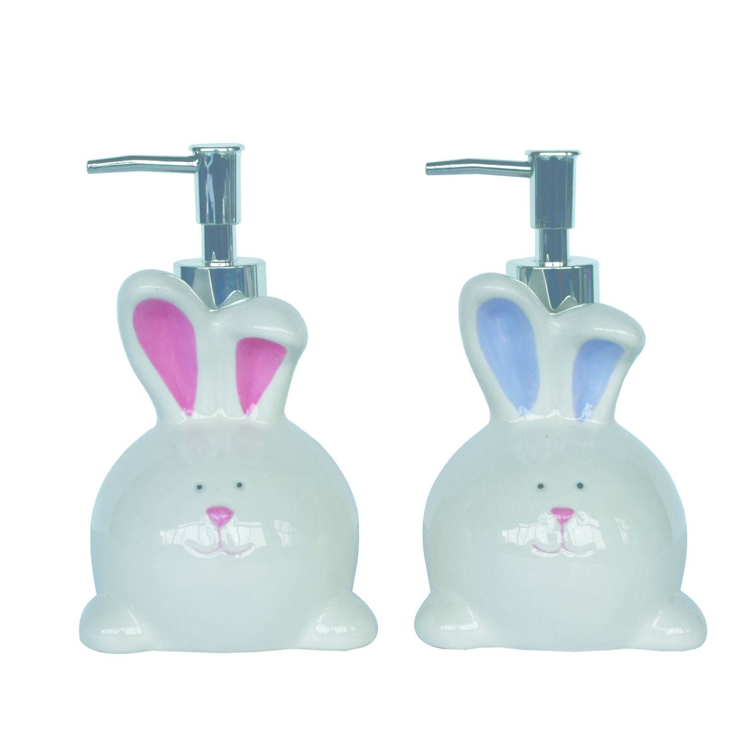 (2) Easter Bunny outlet Soap Dispensers set New