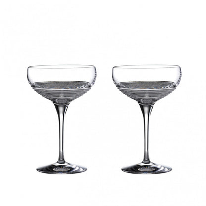 Waterford Mixology Rum Circon Large Coupe 280ml 9floz, Set of 2