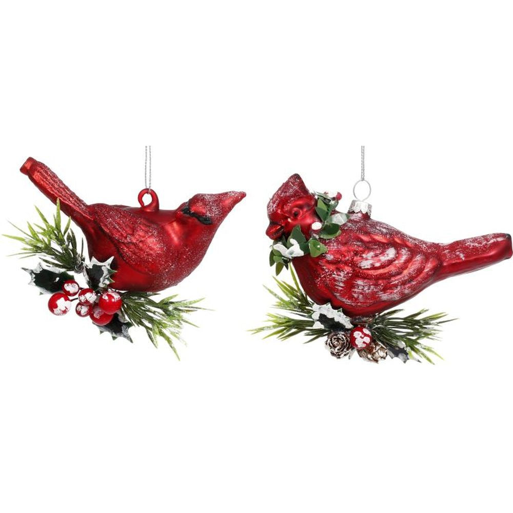 Mark Roberts Christmas 2023 Christmas Bird Ornament 4.5'', Assortment of 2