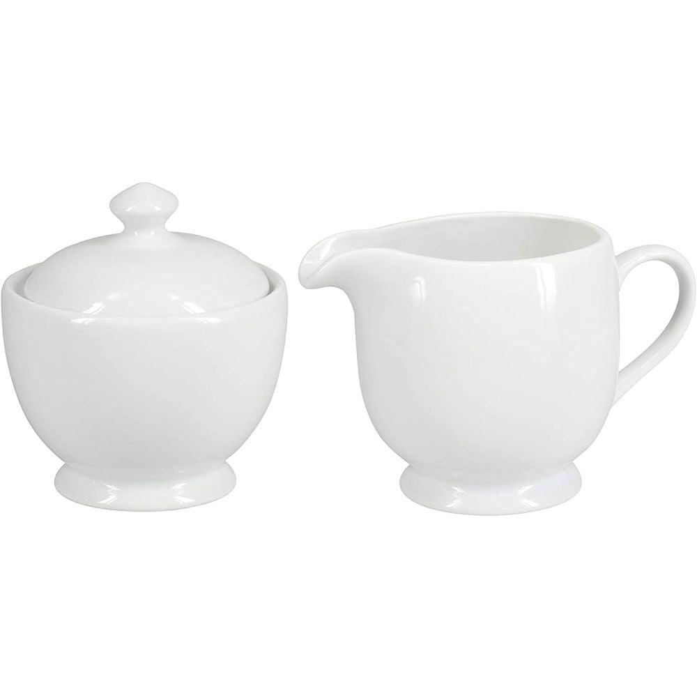 BIA Cordon Bleu Bistro Sugar Bowl and Creamer, White by BIA Cordon Bleu