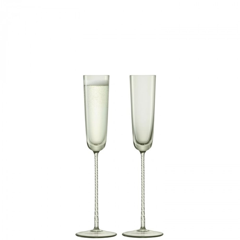 LSA Wine & Champagne Flutes, Set of 2 - Clear