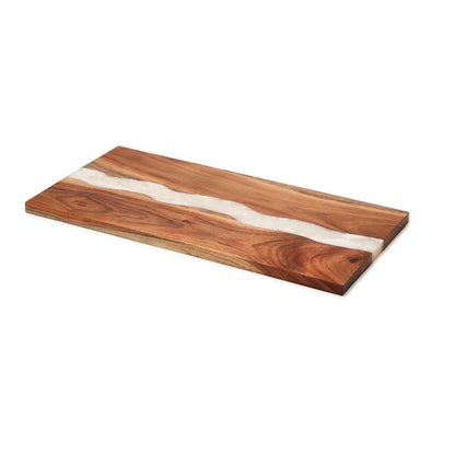 Two's Verglas Hand-Crafted Charcuterie / Tapas / Cheese Board w/ Resin Inlay