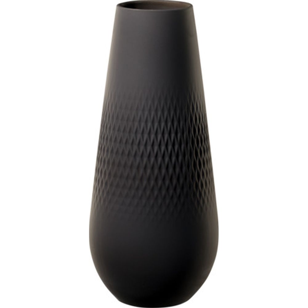 Villeroy & Boch Collier Noir Tall Vase Carre