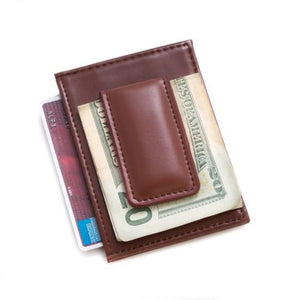 Slim ID Window Money Clip Wallet