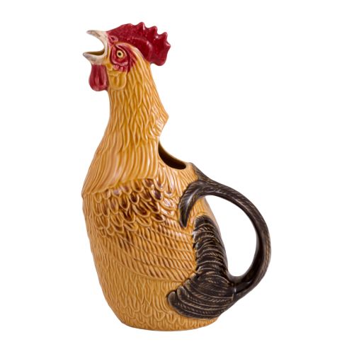 Bordallo Pinheiro Pitchers Pitcher Rooster, 12"