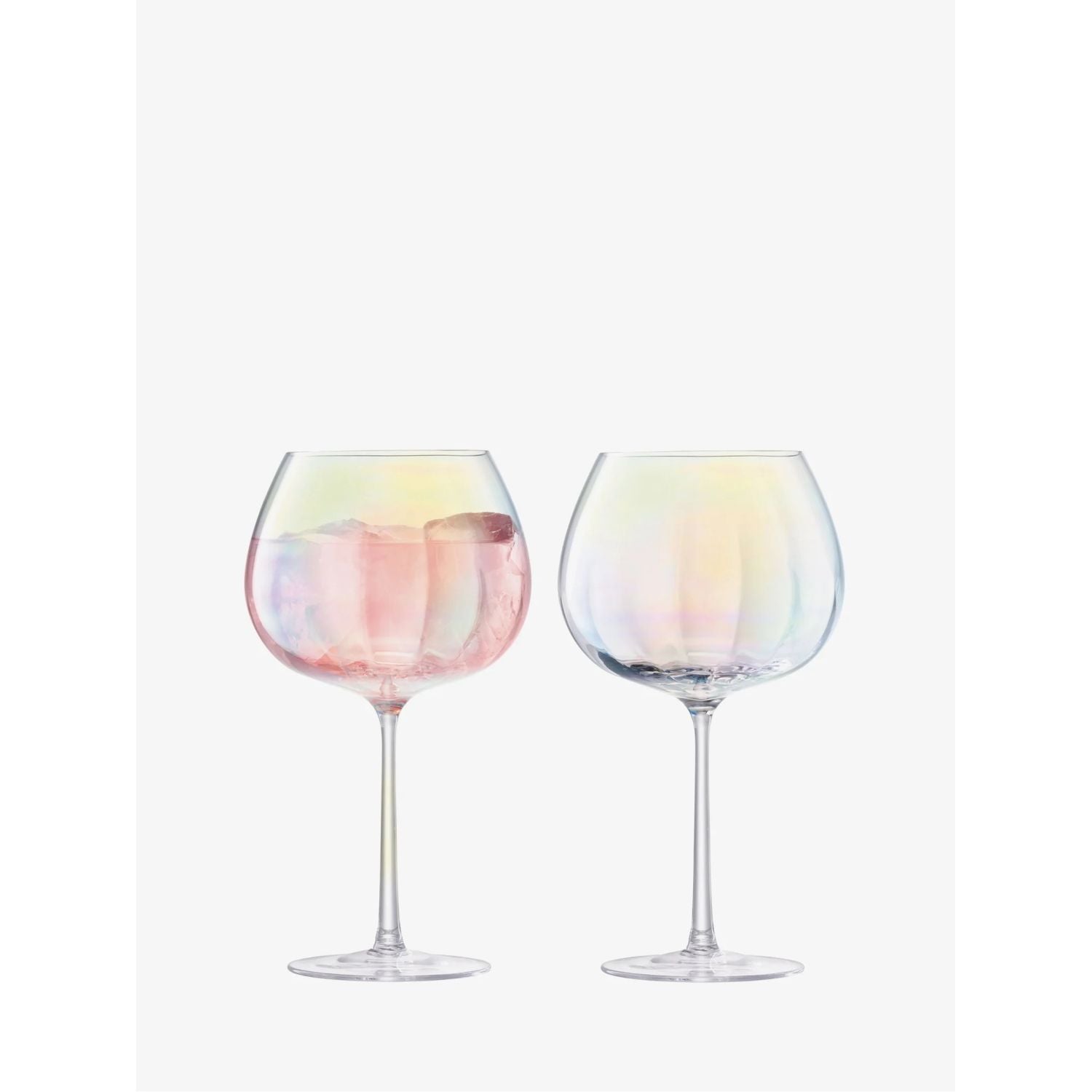 LSA International - Luca Wine Goblet - Set of 2 - Clear/Gold