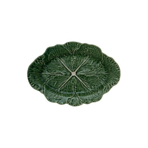 Bordallo Pinheiro Cabbage Set of 2 Oval Platter 15"