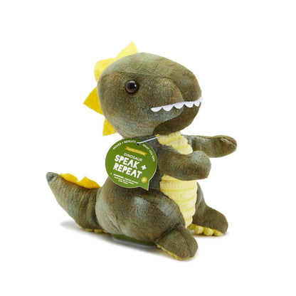 Two's Company Plush Dinosaur With Speak - Repeat - Body Movement Functions