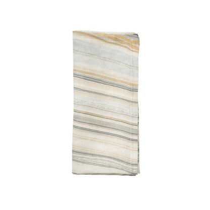 Kim Seybert Napkin Marbled, Beige, Set Of 4